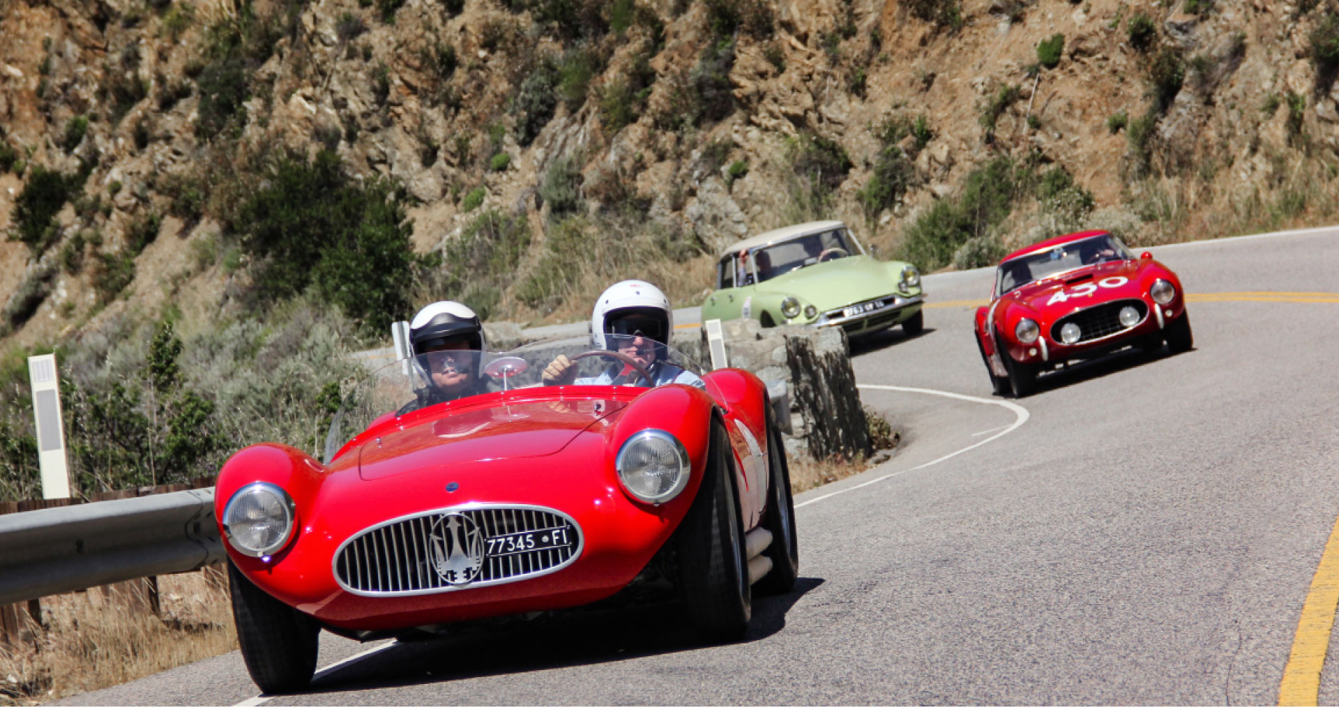 Behind the wheel of the California Mille